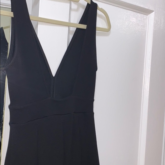 Open back black Aqua skater dress small bloomingdales - Picture 5 of 7